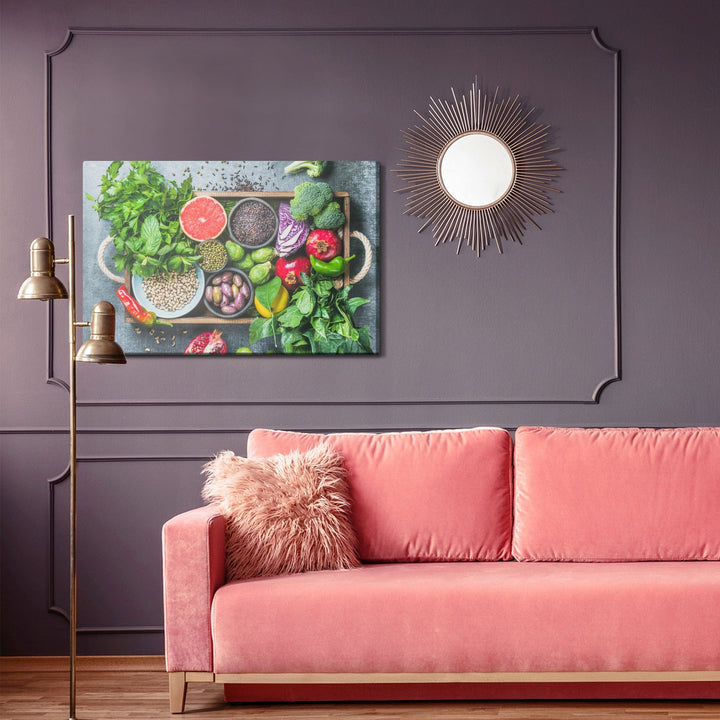 Kanva - Dārzeņi, augļi un garšvielas, N-674 X-ART