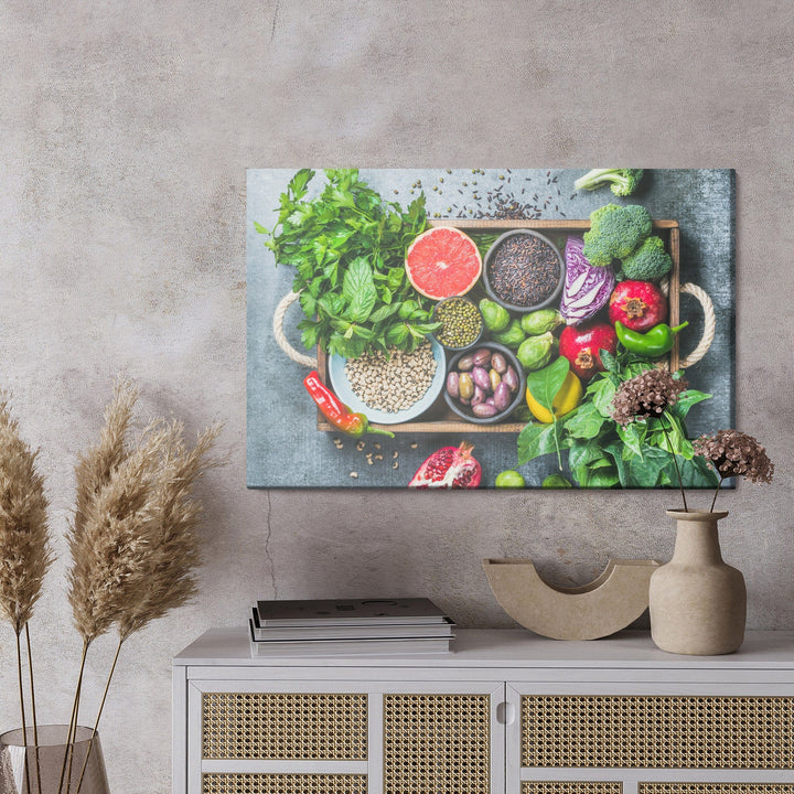 Kanva - Dārzeņi, augļi un garšvielas, N-674 X-ART