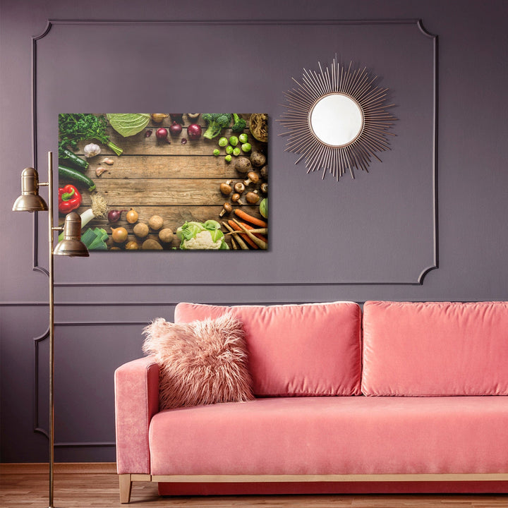 Kanva - Dārzeņi uz dēļiem, N-671 X-ART