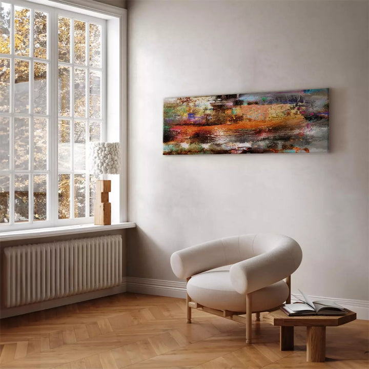 Abstrakta Kanva: Zemes Toņi un Tekstūra – Sienas Dekors ART XL