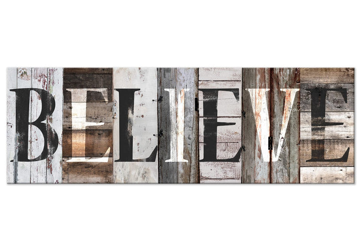 Glezna - Dekoratīvais dēlis: Believe (x 1) G-ART.
