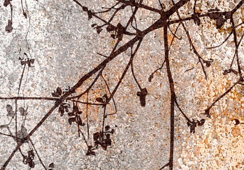 Канва - Декоративное дерево - тонкие ветви с цветами в утренних тонах, (x5), 151430 G-ART