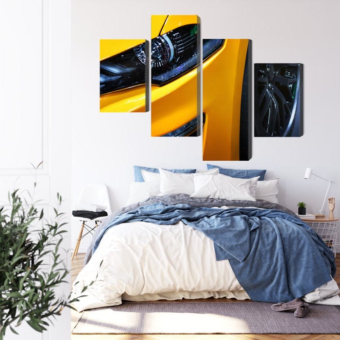 Kanva - Dzeltena sporta automašīna, N-3576 X-ART