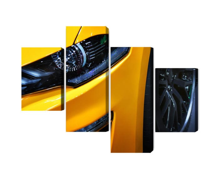 Kanva - Dzeltena sporta automašīna, N-3576 X-ART