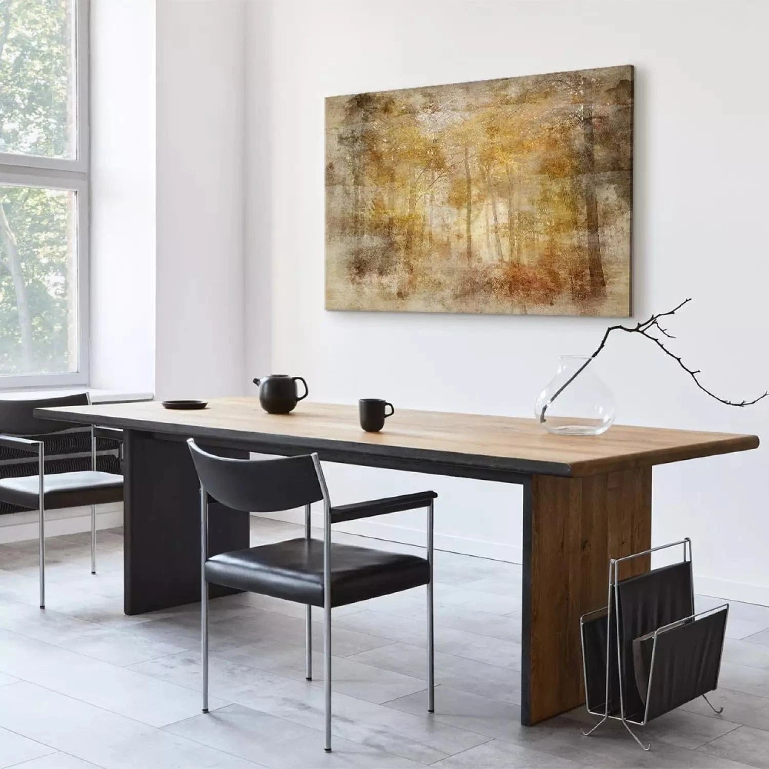 Glezna ar zeltā mežu (1 daļa), horizontāla G-ART