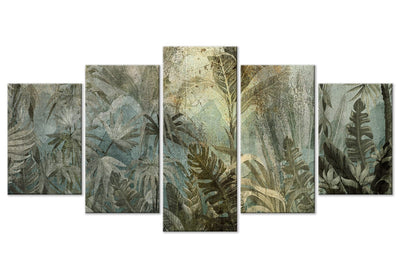 Seinapildid - Eksootiline troopiline mets looduslikus rohelises toonis, 151436 G-ART