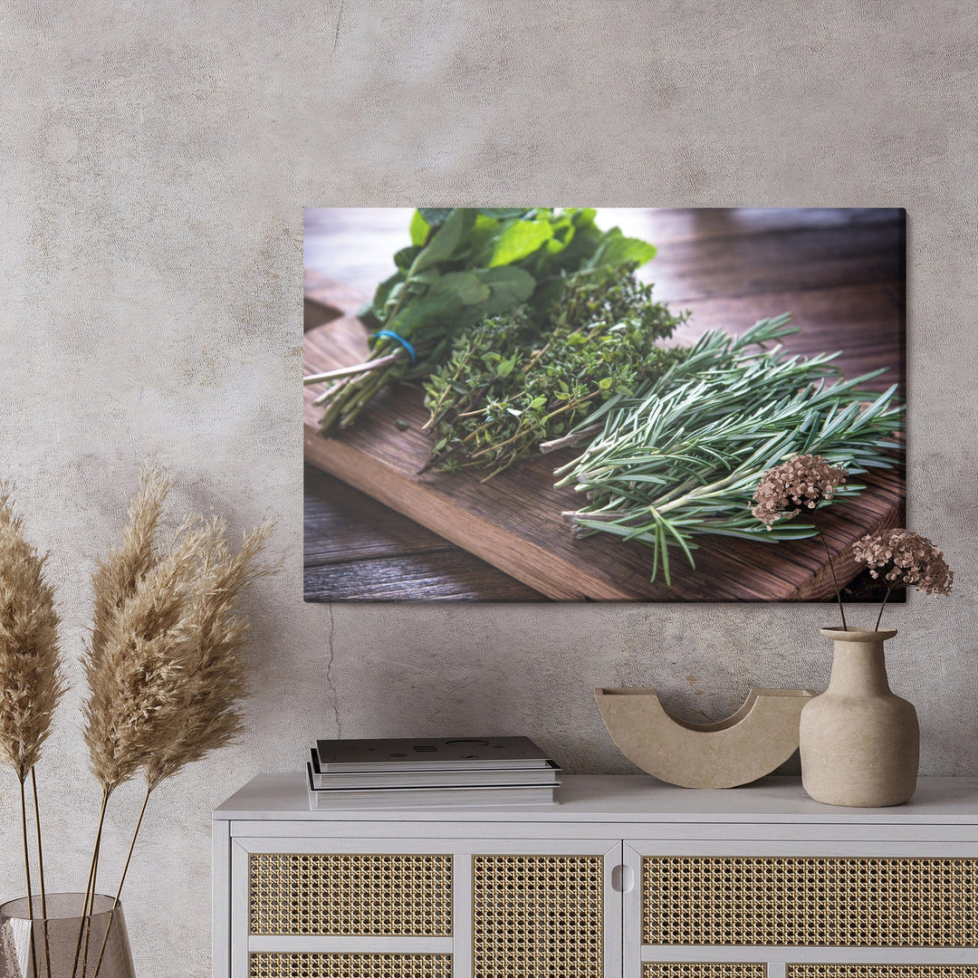 Kanva - Garšaugu saiņi uz koka dēļa, N-705 X-ART