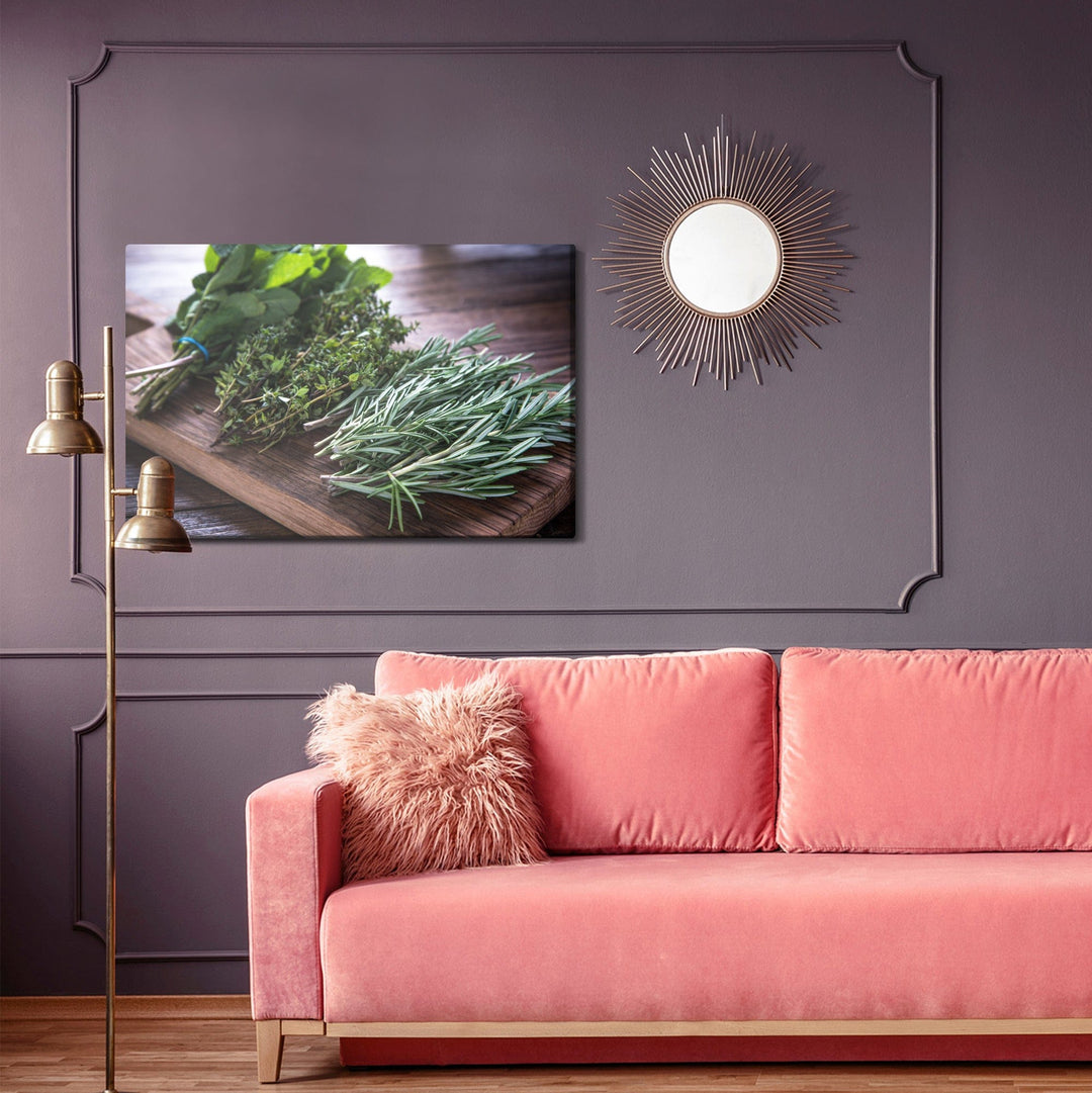 Kanva - Garšaugu saiņi uz koka dēļa, N-705 X-ART