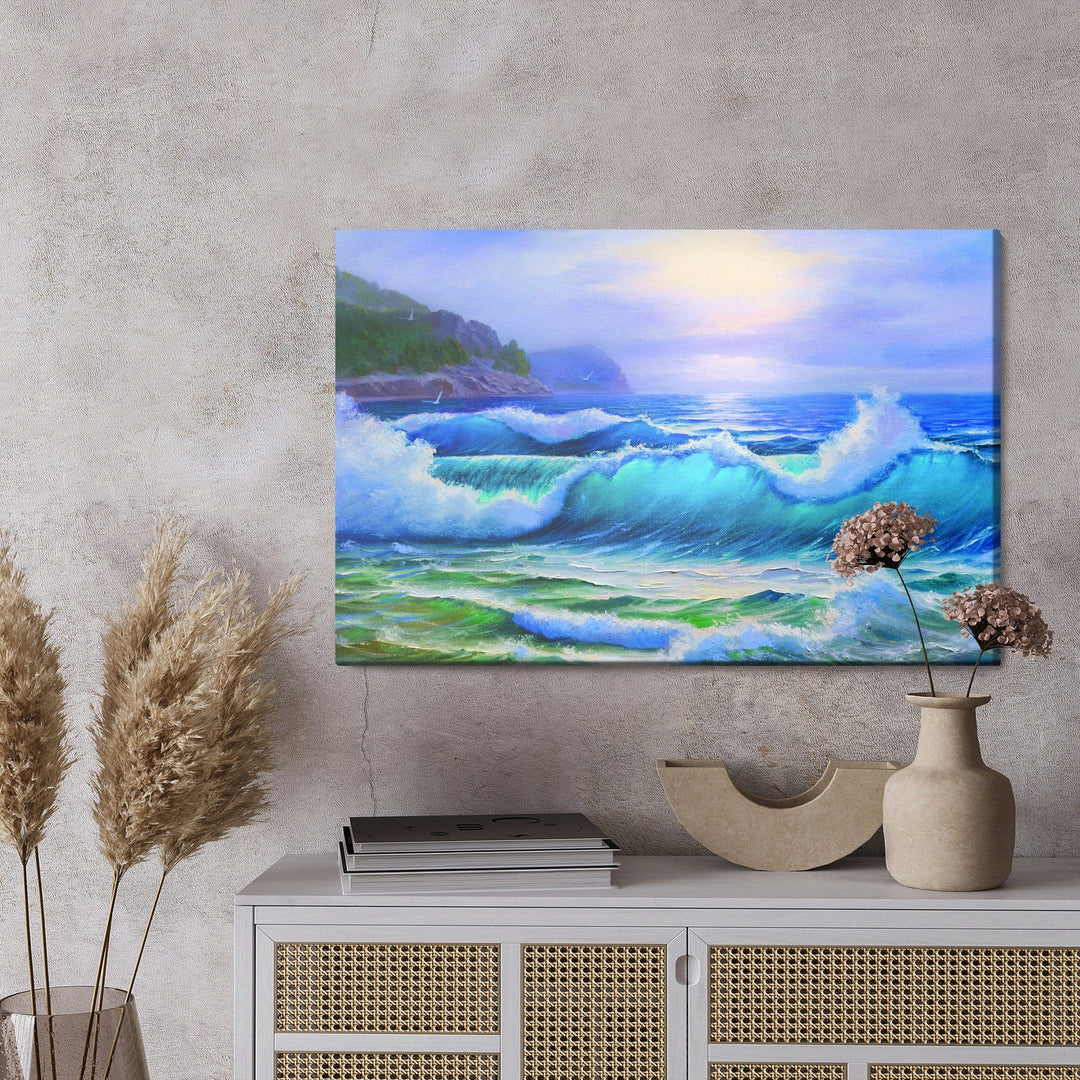 Kanva - Gleznota jūras ainava, N-605 X-ART