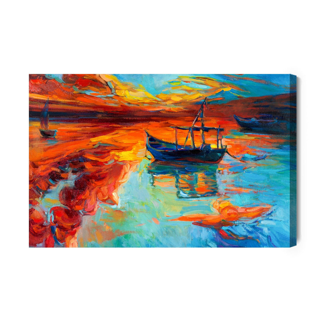 Kanva - Gleznotas laivas jūrā, N-450 X-ART