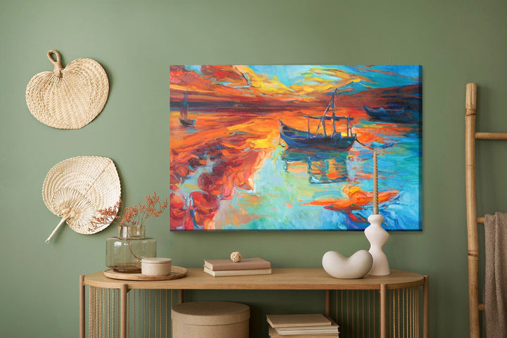 Kanva - Gleznotas laivas jūrā, N-450 X-ART