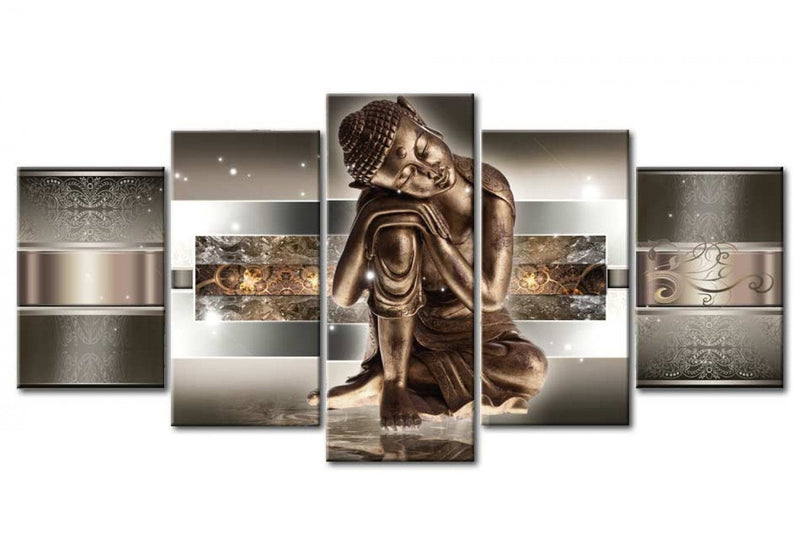 Seinapildid - Lamav Buddha pruunis (x5), 55481 G-ART.