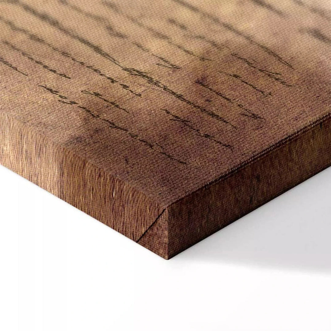 Vertikāla herbārija lapa – alvejas lapa vintage stilā G-ART