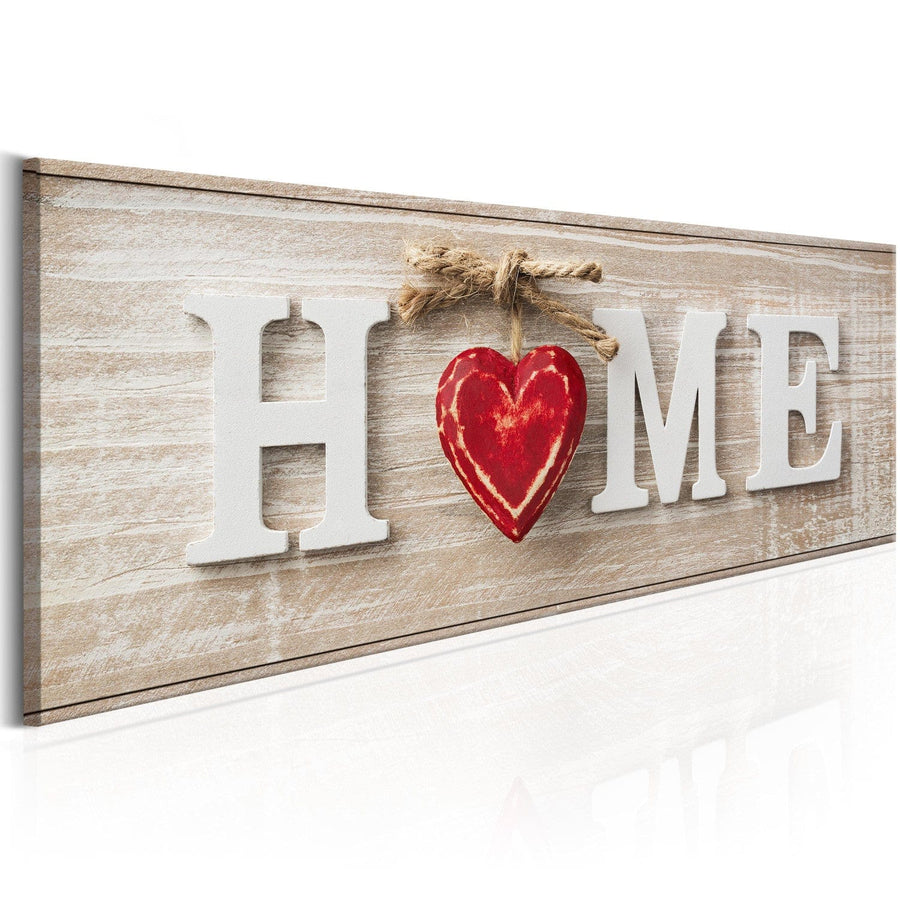 Glezna ar Home uzrakstu - Sarkana sirsniņa, (x5), 94844 G-ART.