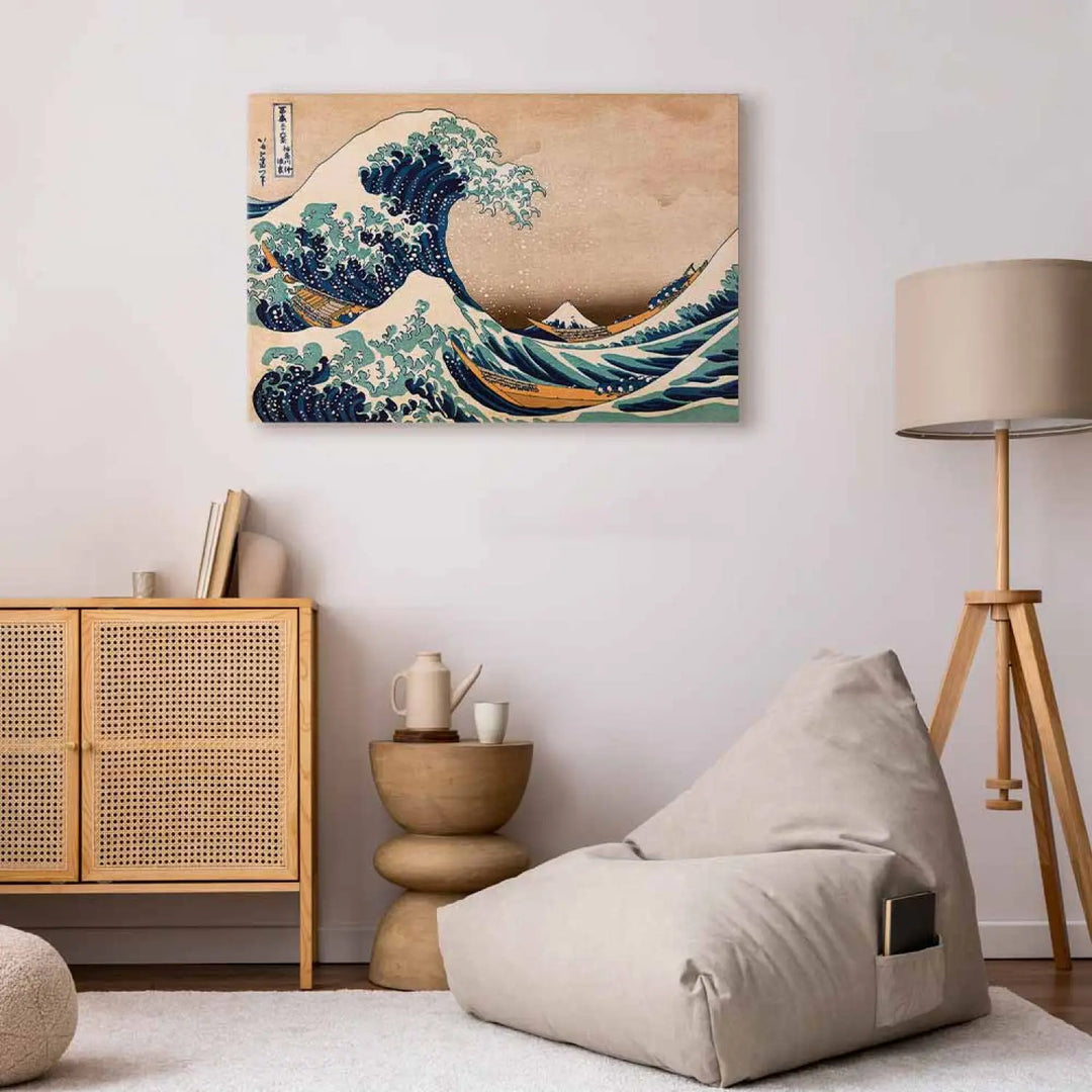 Canvas-taulut Suuri Kanagawa-aalto (Jäljennös)
