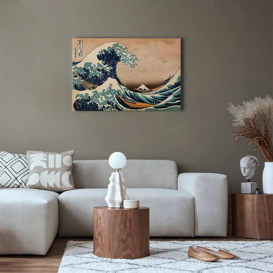 Canvas-taulut Suuri Kanagawa-aalto (Jäljennös)