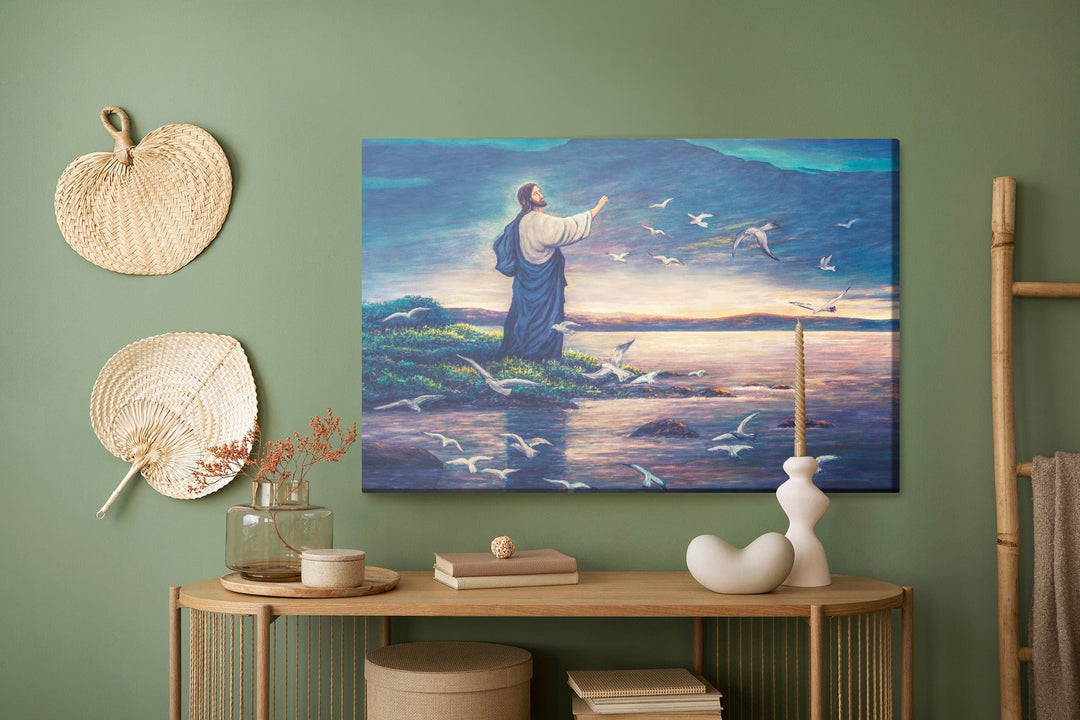 Kanva - Jēzus jūras krastā, N-2544 X-ART