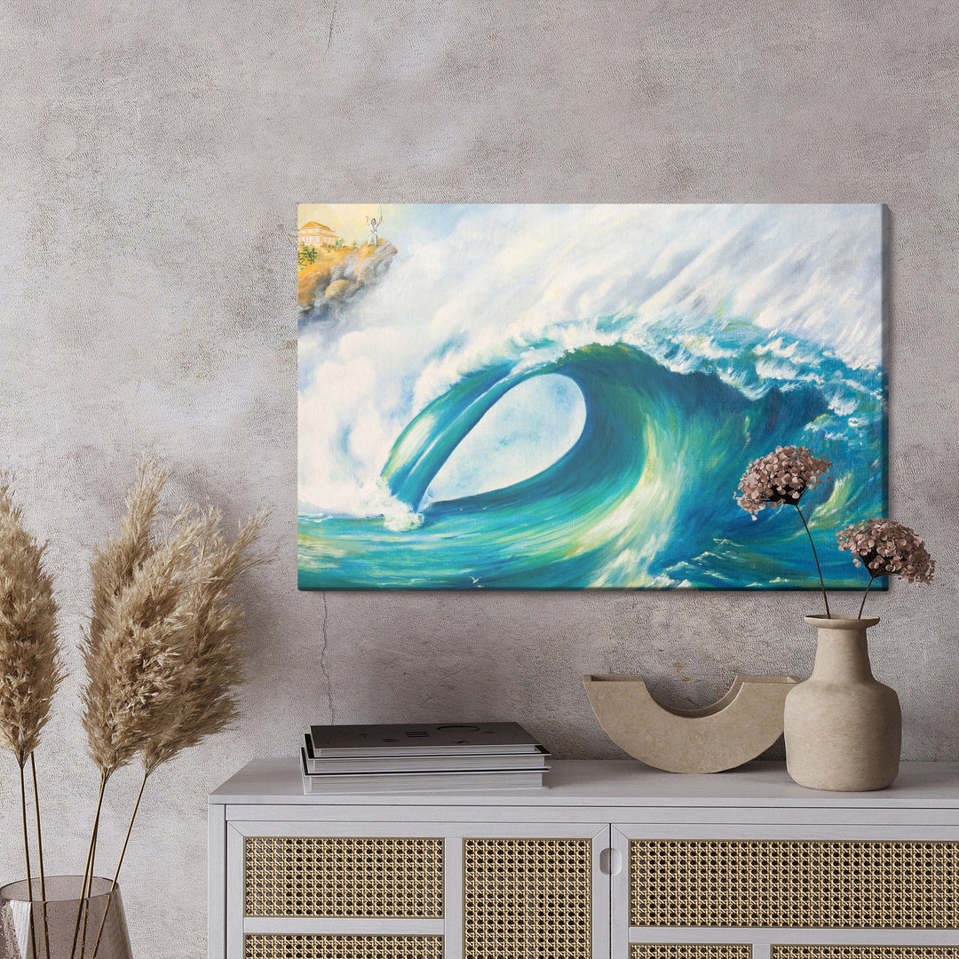 Kanva - Jūra ar milzu viļņiem, N-513 X-ART