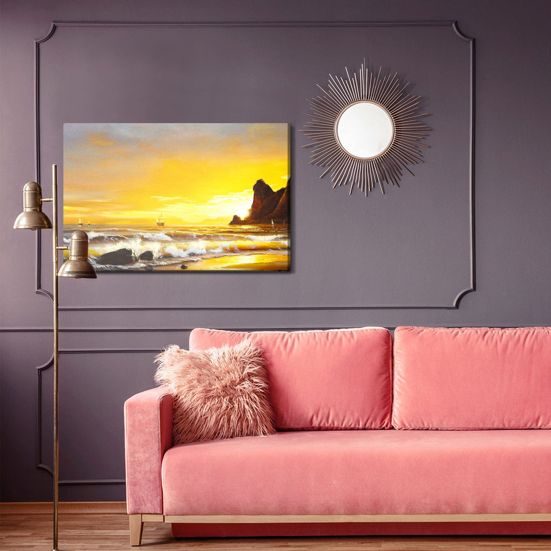 Kanva - Jūra un saulriets, N-507 X-ART