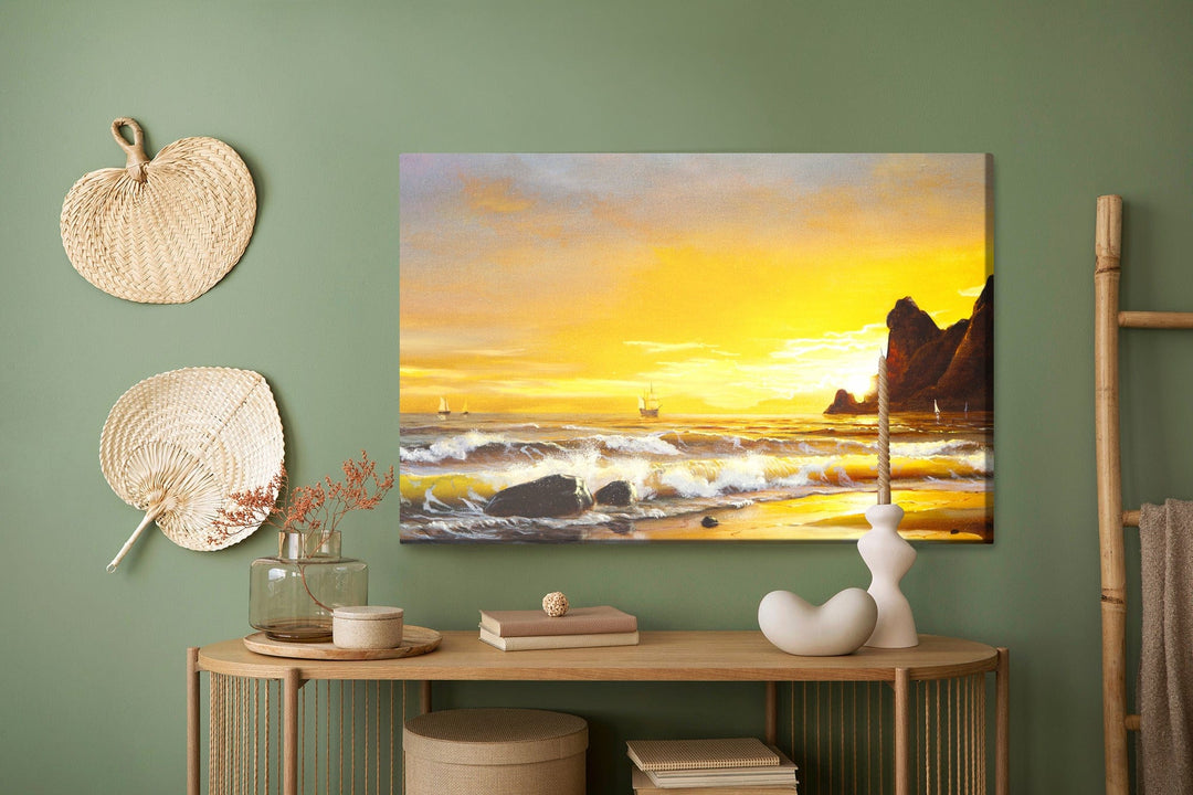 Kanva - Jūra un saulriets, N-507 X-ART