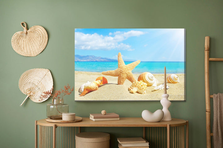 Kanva - Jūras pludmale un gliemeži, N-517 X-ART