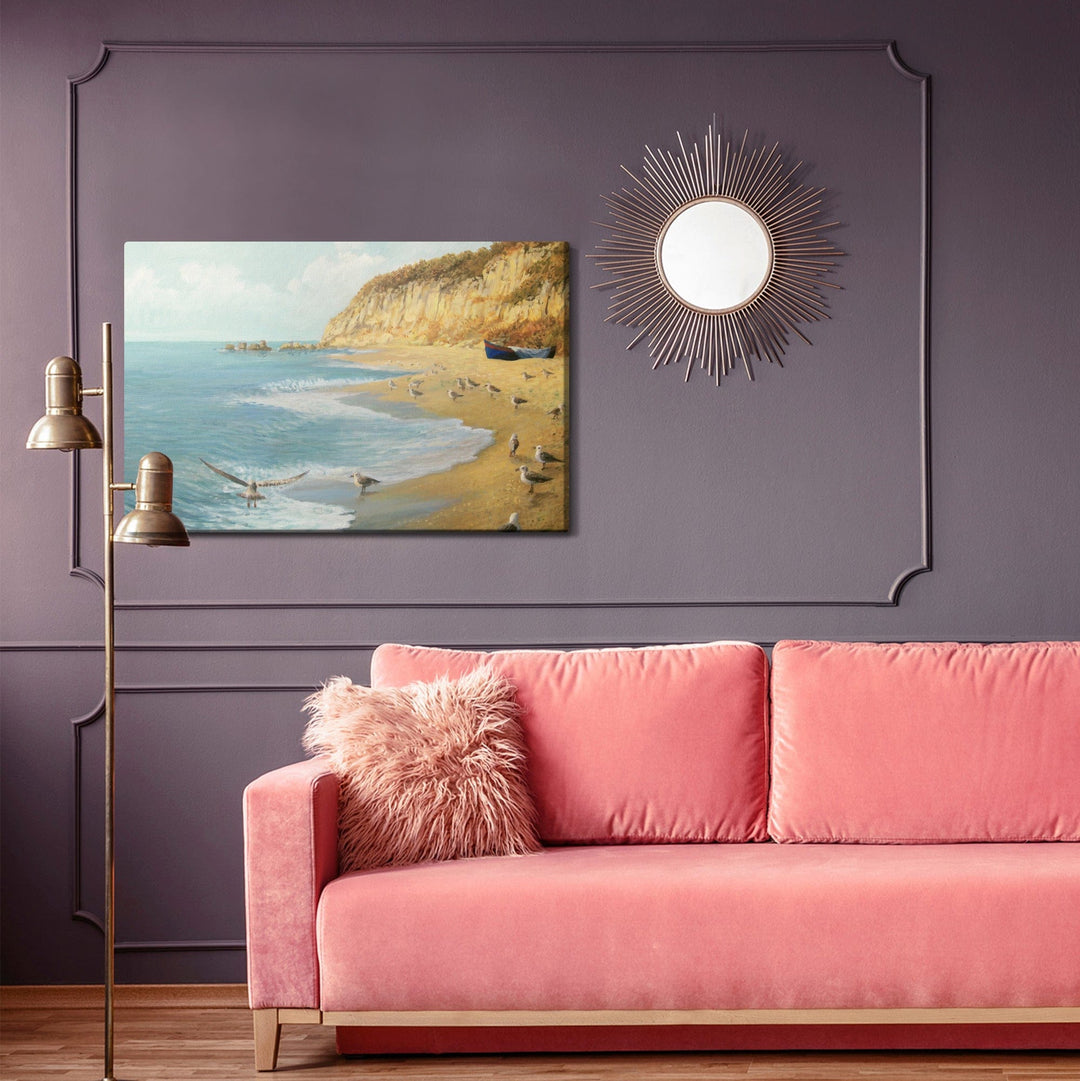 Kanva - Kaijas Pludmale un jūra, N-509 X-ART