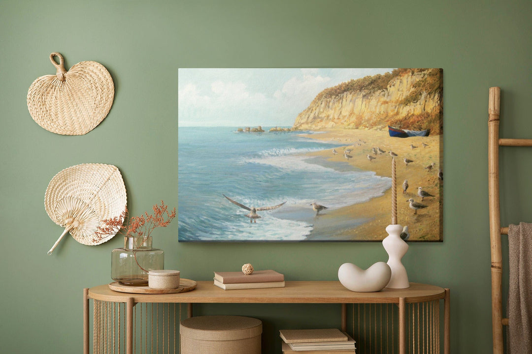 Kanva - Kaijas Pludmale un jūra, N-509 X-ART