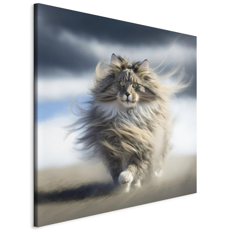 Kanva - Kaķis ar plīvojošiem matiem, 150110 G-ART