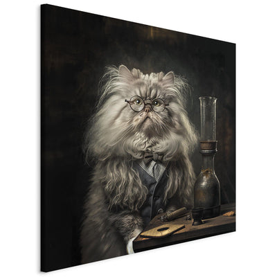 Glezna - Kaķis - profesors, 150180 Tapetenshop.lv