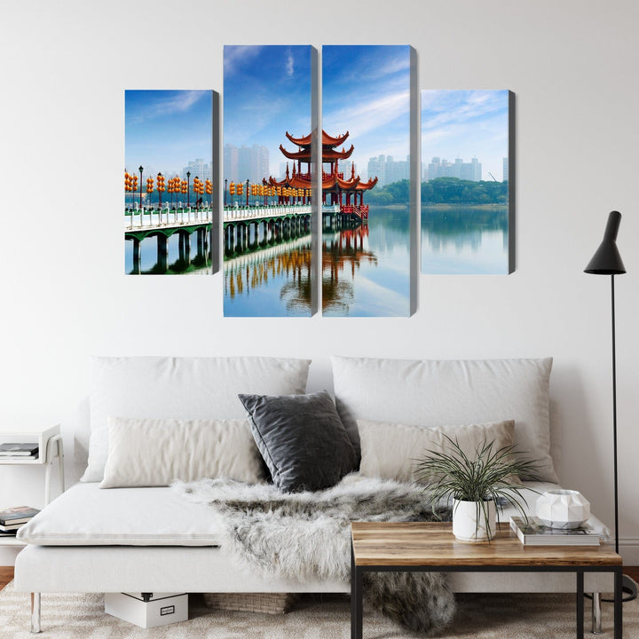 4 daļu kanva: Kaohsiung slavenā vieta X-ART