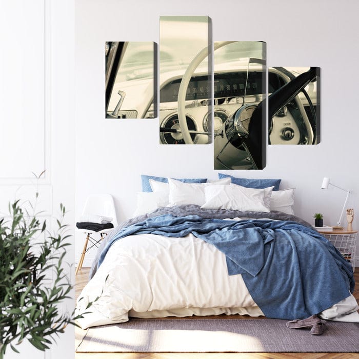 Kanva - Klasiskas amerikāņu automašīnas interjers, N-3566 X-ART