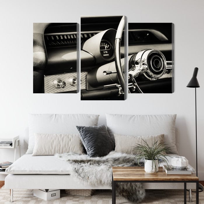 Kanva - Klasiskas automašīnas priekšējais panelis, N-3433 X-ART