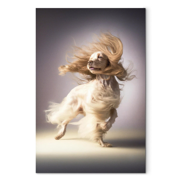 Glezna - Kokerspaniels - Garspalvainais suns vējā - 150244 G-ART