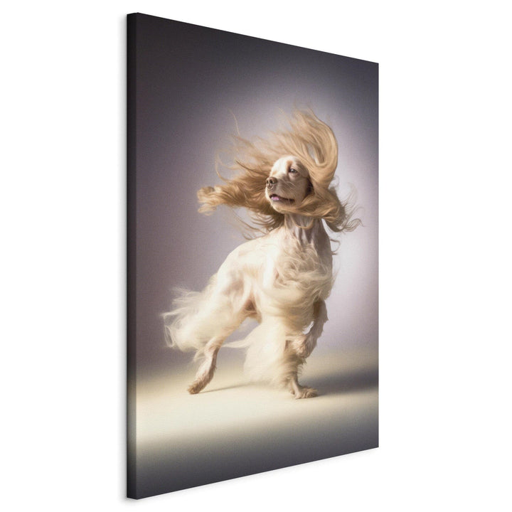 Glezna - Kokerspaniels - Garspalvainais suns vējā - 150244 G-ART