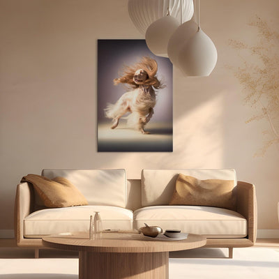 Kanva - Kokerspaniels - Garspalvainais suns vējā, 150244 G-ART