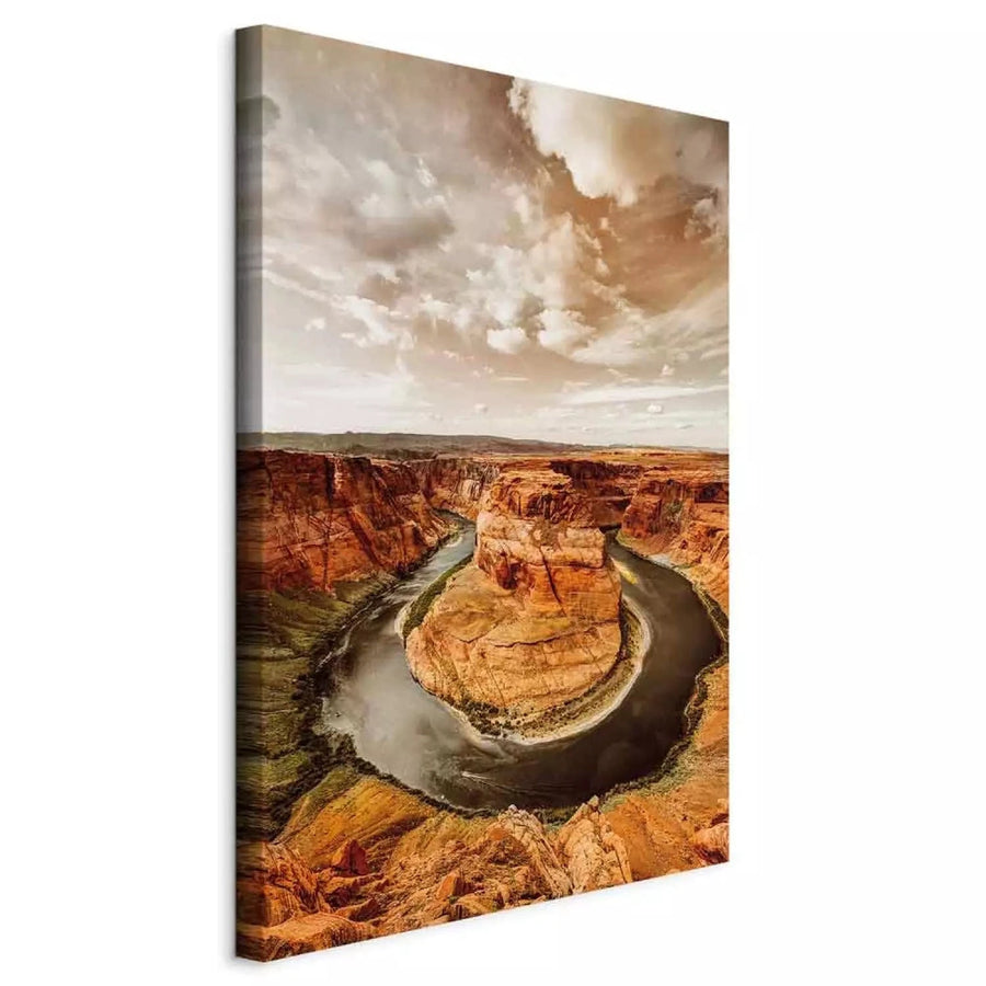 Kanva - Kolorado upes līkums fotogrāfijā ar kalniem - 123818 ART XL