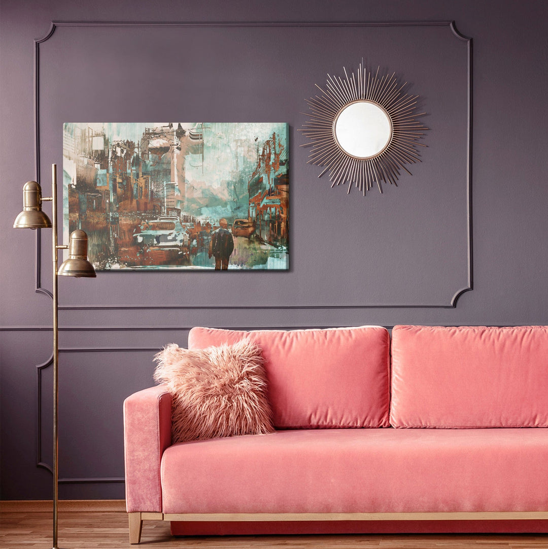 Kanva - Krāsaina abstrakta pilsēta, N-37 X-ART