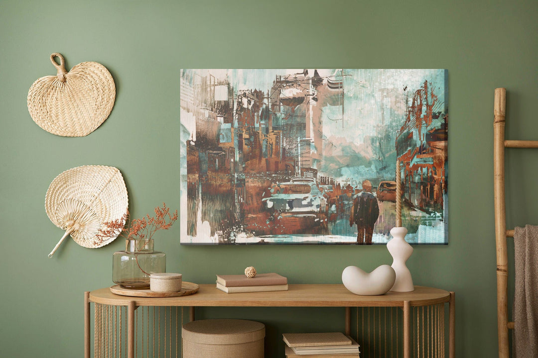 Kanva - Krāsaina abstrakta pilsēta, N-37 X-ART