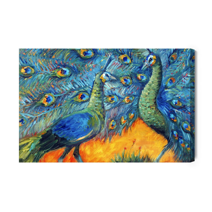 Kanva - Krāsaini pāvji, N-835 X-ART