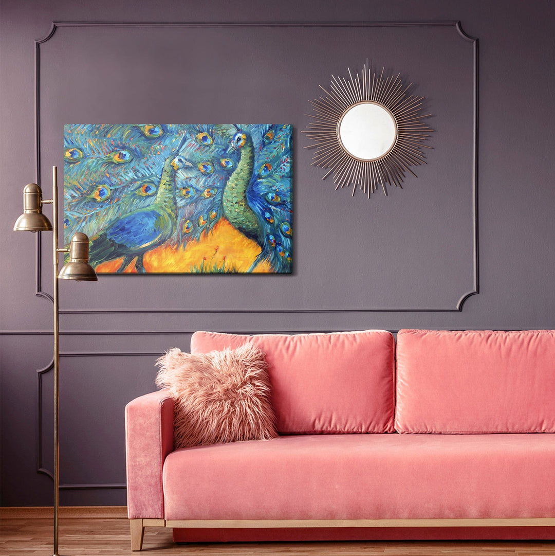 Kanva - Krāsaini pāvji, N-835 X-ART