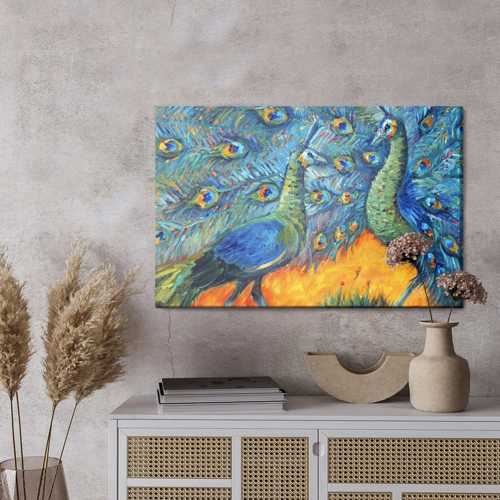 Kanva - Krāsaini pāvji, N-835 X-ART