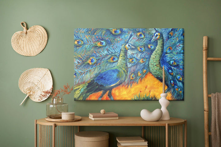 Kanva - Krāsaini pāvji, N-835 X-ART