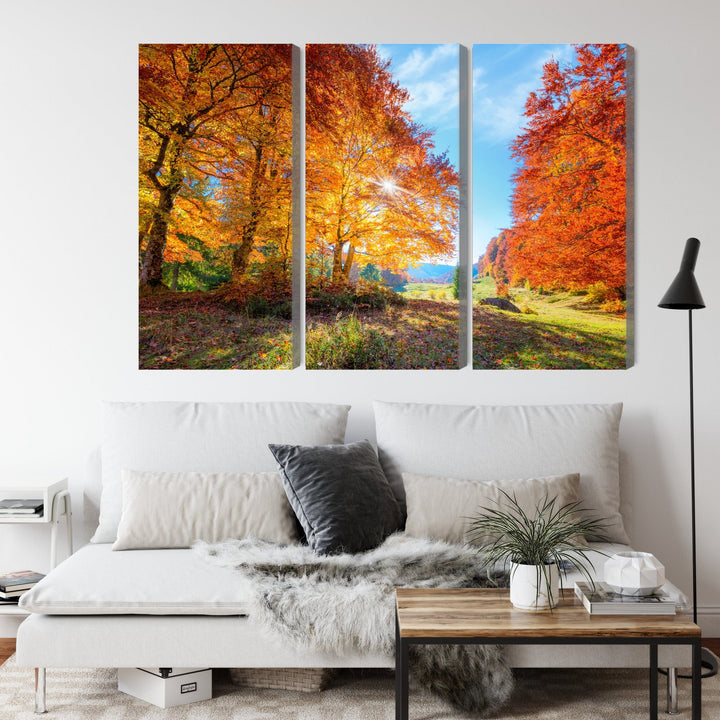 Kanva - Krāsaini rudens koki, N-1914 X-ART