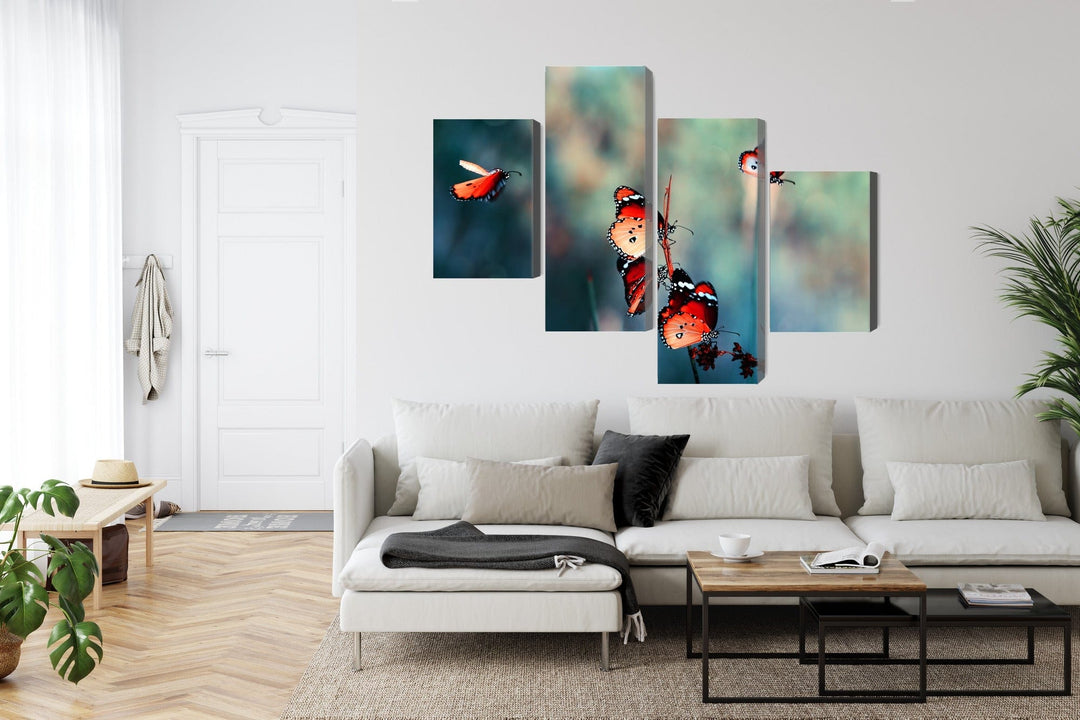 Kanva: Krāsaini tauriņi makro mērogā X-ART