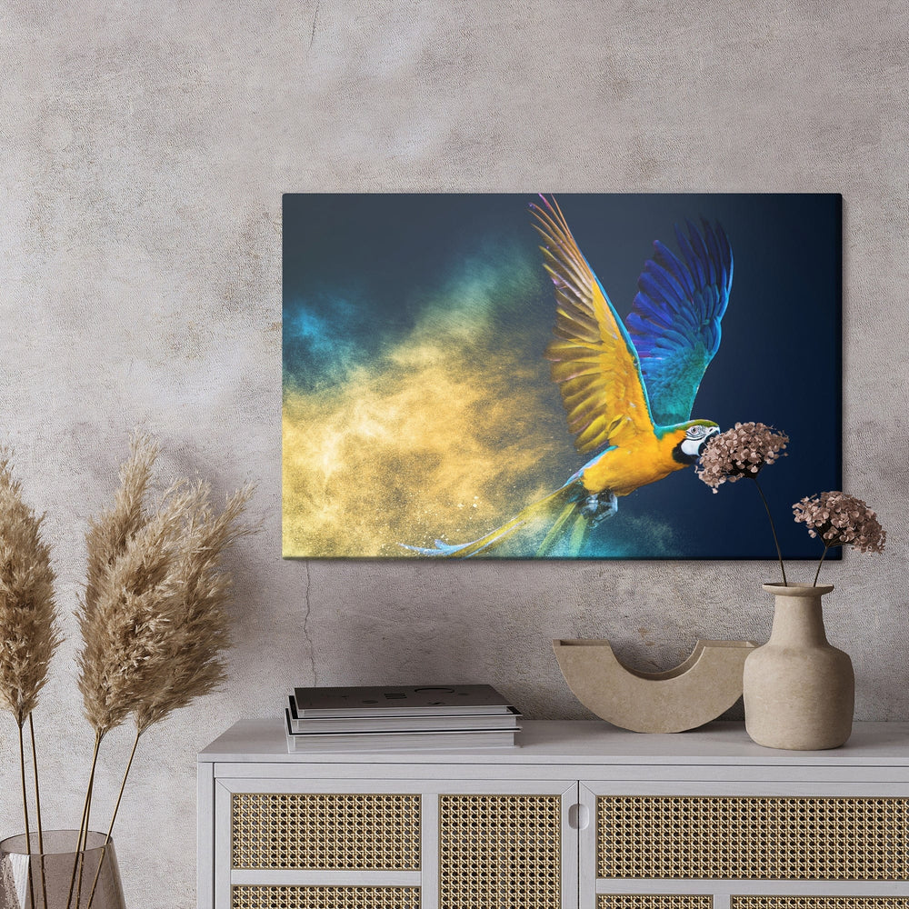 Kanva - Krāsains papagailis, N-804 X-ART