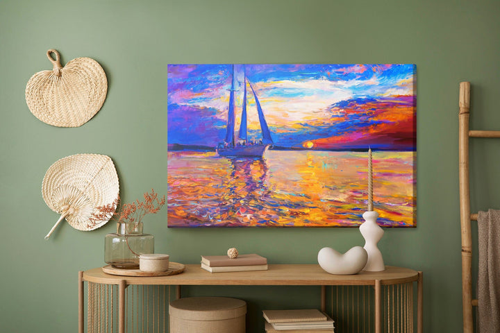 Kanva - Krāsains saulriets pie jūras, N-557 X-ART