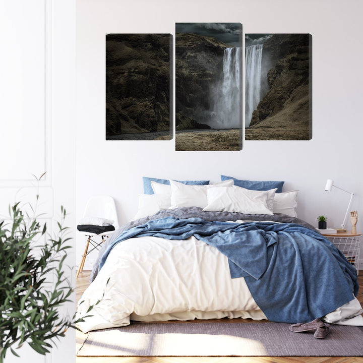 Kanva - Krāšņs Skógafoss ūdenskritums, N-3338 X-ART