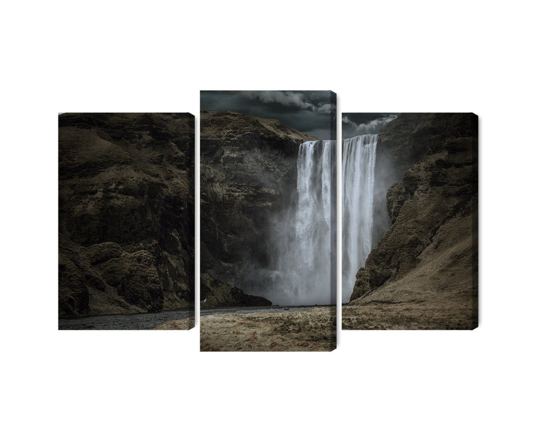 Kanva - Krāšņs Skógafoss ūdenskritums, N-3338 X-ART