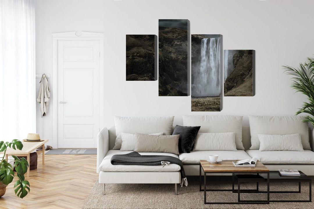 Kanva - Krāšņs Skógafoss ūdenskritums, N-3340 X-ART