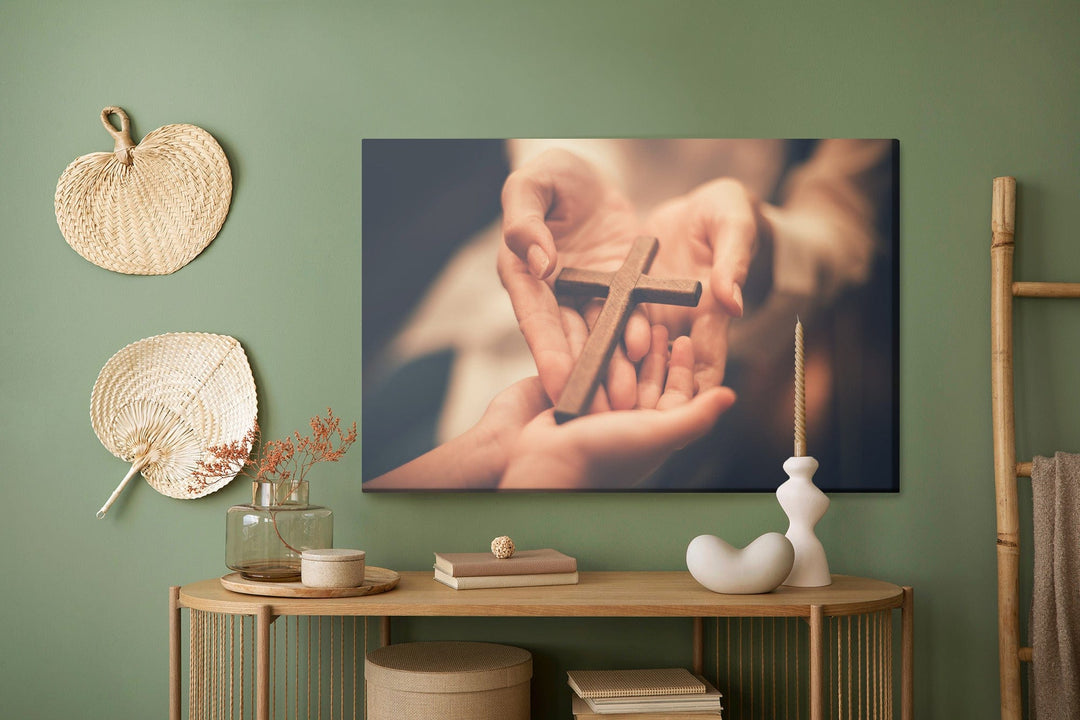 Kanva - Krusts uz rokām, N-2620 X-ART